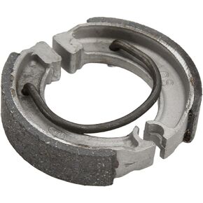 Acouto 2Pcs/Set Motorcycle Rear Brake Shoes Metal Pads Replacement for PW50 PW 50 Y‑Zinger 1981‑2009 Replacement Drum Brake Shoe A Pair of Brake Shoe