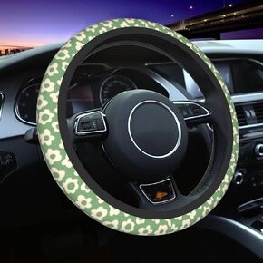 Red Spider Web Steering Wheel Cover Universal 15 Inch Cute Car Accessories Protector for Women Men