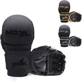 MRX MMA Professional Protective Grappling Gloves 7oz Muay Thai Training Kickboxing Punching Sparring Sports Cage Fighting Combat Glove Boxing Punching Glove Mitts