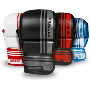 Sanabul Core Series 7 oz Hybrid MMA Sparring Gloves | Versatile MMA Gloves for Men and Women | Ideal for MMA Sparring
