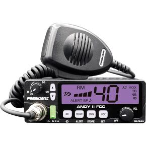 PRESIDENT Electronics Andy II FCC CB Radio