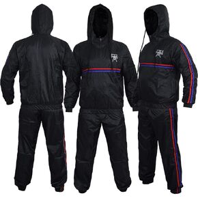 PGS heavy duty Sauna Suit Waterproof Windproof Sweat Workout Fitness Anti-Rap Sauna Suit for Running Gym with Jacket Hood