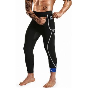 Sauna Sweat Pants for Men Compression Pants Athletic Leggings Workout Sauna suit