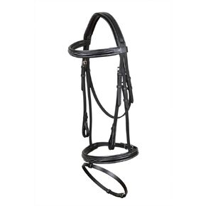 لجام فلاش جلدي فاخر متعدد الأغراض من Horse English 803MIB01