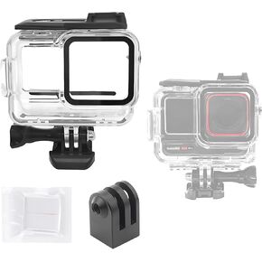 حافظة مقاومة للماء لكاميرا Insta360 Ace Pro Action، غطاء واقٍ للغوص تحت الماء 60 مترًا (197 قدمًا) مع ملحقات الدعامة in Kuwait