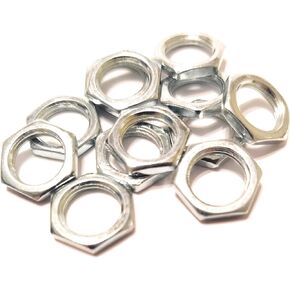 12 pack Quality US Thread 3/8 inch x 32 Potentiometer Nuts for Guitar Pots or Jacks
