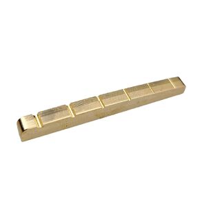 Kaynes 43mm Guitar Nut Brass Nuts Replacement for Fender Stratocaster Strat ST Telecaster Tele TL Style Electric or Acoustic Guitar