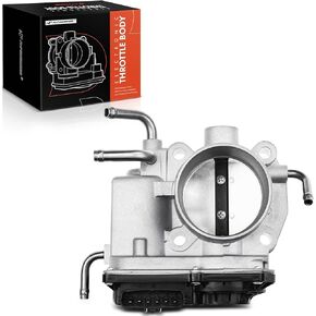 A-Premium Electronic Throttle Body Compatible with Toyota, Scion, Lexus & Pontiac Model - Corolla, Camry, Matrix, RAV4, Solara, tC, xB, HS250h, Vibe - 2.4L L4, w/TPS, Replace# 22030-0H031, S20097