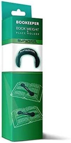 Bookmark/Weight-Page Holder-Holds Books Open and in Place-Black-by Superior Essentials in Saudi Arabia
