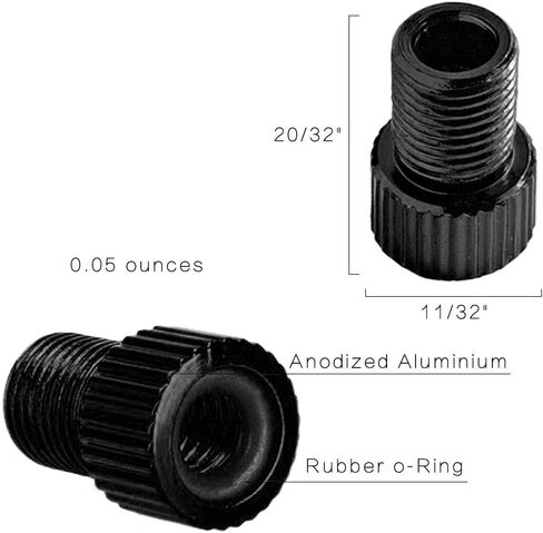 Presta Valve Adapter,Presta to Schrader Converter-Bike Pump Tire Inflator Bicycle Air Compressor Tools- Inflate Tire Using Standard Pump or Air Compressor-French/UK to US 6 Pack in Saudi Arabia