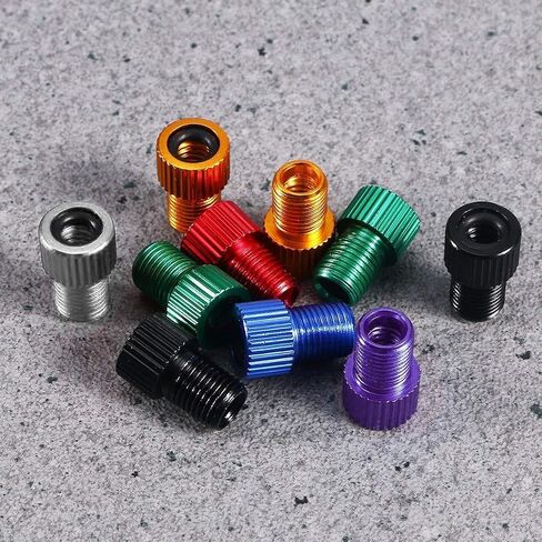 Presta Valve Adapter,Presta to Schrader Converter-Bike Pump Tire Inflator Bicycle Air Compressor Tools- Inflate Tire Using Standard Pump or Air Compressor-French/UK to US 6 Pack in Saudi Arabia