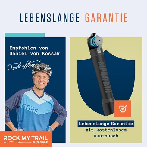 مضخة دراجة صغيرة Ted - لجميع الصمامات 120 رطل لكل بوصة مربعة / 8.3 بار أقصى ضغط I وظيفة تلسكوب فعالة I مضخة دراجة من الألومنيوم بآلة CNC I مضخة دراجة لصمام Presta وSchrader وDV in Kuwait