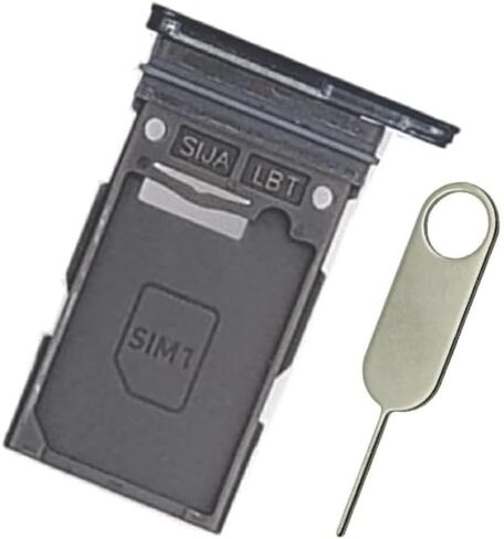 علبة بطاقة SIM واحدة بديلة لهاتف Samsung Galaxy S22 S901U S901U1 / S22 Plus S906U S906U1 (أسود فانتوم) in Kuwait