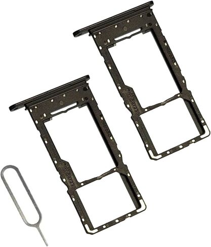 Galaxy A146w Replacement Single SIM Card Tray Holder Parts for Samsung Galaxy A14 (5G) SM-A146 A146W A146U 6.5 Inches [not fit for A146B A146F Version]-Black Color in Saudi Arabia