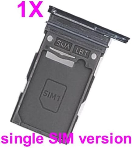 علبة بطاقة SIM واحدة بديلة لهاتف Samsung Galaxy S23 S911U S911U1 / S23 Plus S916U S916U1 - إصدار الولايات المتحدة الأمريكية (أسود فانتوم) in Saudi Arabia