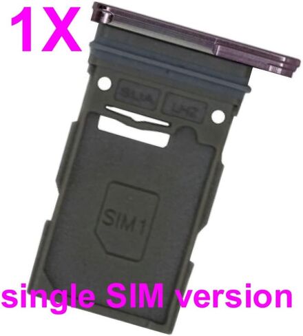 علبة بطاقة SIM واحدة بديلة لهاتف Samsung Galaxy S23 S911U S911U1 / S23 Plus S916U S916U1 - إصدار الولايات المتحدة الأمريكية (أسود فانتوم) in Saudi Arabia
