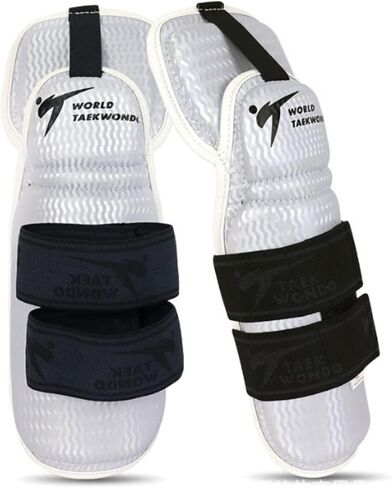 Wonzone Taekwondo Shin Protector Forearm Elbow Arm Guards, WT MMA Martial Arts Boxing Kickboxing Karate Sparring Muay Thi Training Match Gym School Academy for Men Women Kids in Saudi Arabia