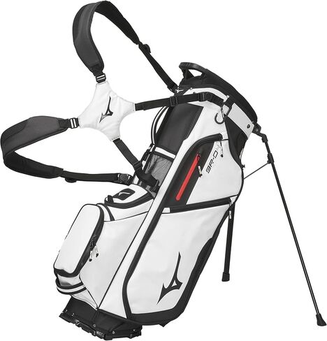 Mizuno BR-D4 6-WAY Golf Stand Bag | 6 Way Top Cuff | 3 Full Length Dividers | Dual Shoulder Straps | Full Length Stand Legs | Insulated Drink Pouch in Saudi Arabia