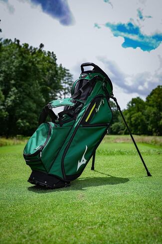 Mizuno BR-D4 6-WAY Golf Stand Bag | 6 Way Top Cuff | 3 Full Length Dividers | Dual Shoulder Straps | Full Length Stand Legs | Insulated Drink Pouch in Saudi Arabia