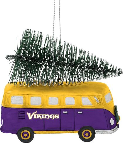 foco NFL Retro Bus with Tree Hanging Christmas Tree Holiday Ornament in Saudi Arabia