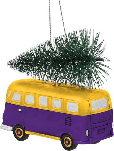 foco NFL Retro Bus with Tree Hanging Christmas Tree Holiday Ornament in Saudi Arabia