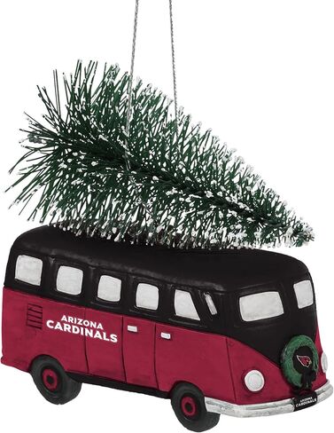 foco NFL Retro Bus with Tree Hanging Christmas Tree Holiday Ornament in Saudi Arabia