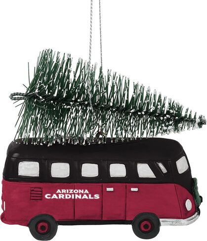 foco NFL Retro Bus with Tree Hanging Christmas Tree Holiday Ornament in Saudi Arabia