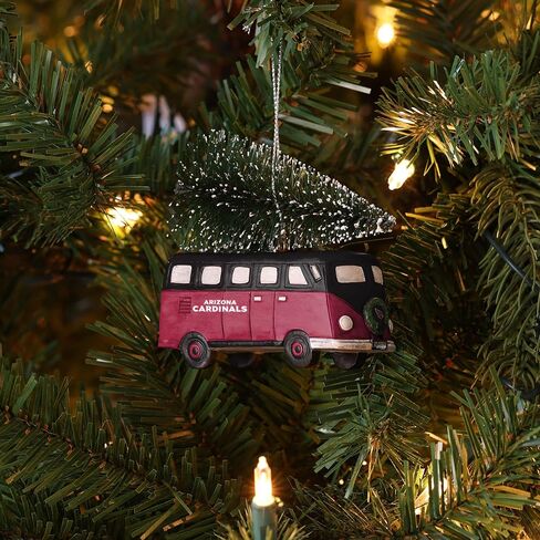 foco NFL Retro Bus with Tree Hanging Christmas Tree Holiday Ornament in Saudi Arabia