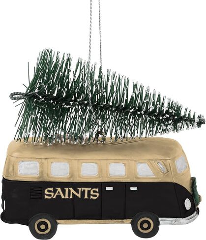 foco NFL Retro Bus with Tree Hanging Christmas Tree Holiday Ornament in Saudi Arabia