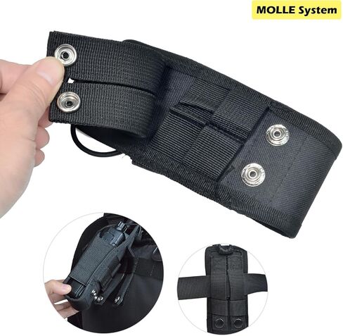 Universal Radio Molle Pouch, Heavy Duty Nylon Walke-Talkie Hostle Belt Pack MOLLE System Military for Baofeng Kenwood Yaesu Motorola Talkabout Walkie Talkie in Saudi Arabia