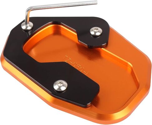 Worldmotop Motorcycle Kickstand Pad Enlarger Extension Side Stand Plate Pad Compatible with Harley PAN AMERICA 1250 1250S RA1250 S 2021 2022 2023 2024(black) in Kuwait