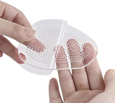Metatarsal Sleeve Pads, with Soft Ball of Foot Cushions - Gel Forefoot, Help Metatarsalgia, Mortons, Neuroma, Calluses Blisters, Diabetic Feet - for Women, Men (Foot-Cushions Black) in Saudi Arabia