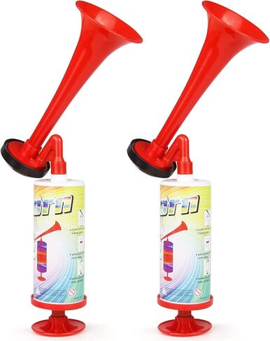 قرن هوائي للسلامة بصوت عالٍ، قرن هوائي بحري محمول باليد من HELESIN للقارب، مضخة قابلة لإعادة الاستخدام، قرن نفخ بصوت عالٍ، صانع ضوضاء عالية، قرن أمان لركوب القوارب، التخرج، الأحداث الرياضية، حفلة عيد الميلاد، عبوتان in Kuwait