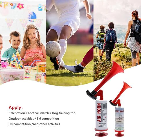 Handheld Air Horn,Reusable Safety Horn Sports Pump Air Horn Loud Sound for Sports Events, Games, Parties,Camping, Graduation, Aggressive Animals,Boating in Saudi Arabia