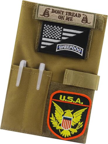 GEEDUD OCP Military Log Book Cover - 5.5"X 8" Army Tactical Notebook,OCP Green Book Cover(Black) in Saudi Arabia