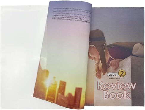 ONTYZZ 10 قطع من أغطية الكتب الشفافة المقاومة للماء من البلاستيك غلاف الكتاب الشفاف سهل الارتداء على غطاء الكتاب بمقاس 21 × 30 سم in Kuwait