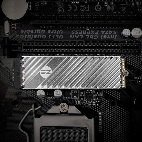 EZDIY-FAB M.2 SSD Heatsink 2280، بالوعة حرارية مزدوجة الجوانب، مشعاع SSD عالي الأداء للكمبيوتر / PS5 لـ PCIE NVME M.2 SSD أو SATA M.2 SSD- أسود in Saudi Arabia