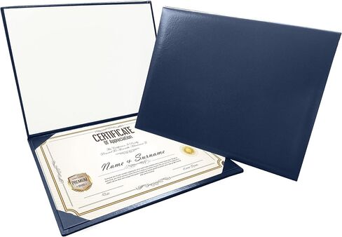 غطاء دبلومة Gradplaza مقاس 8.5 × 11، حامل شهادة التخرج مبطن، حامل شهادة، غطاء شهادة ناعم، أسود in Saudi Arabia