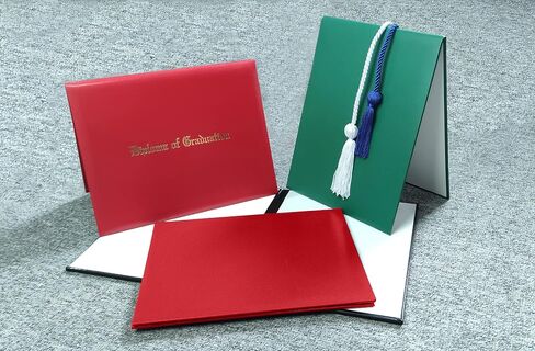 غطاء دبلومة Gradplaza مقاس 8.5 × 11، حامل شهادة التخرج مبطن، حامل شهادة، غطاء شهادة ناعم، أسود in Saudi Arabia