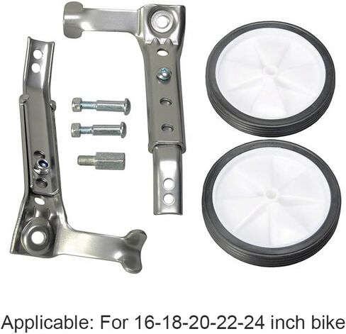 Bicycle Training Wheels, Bicycle Stabiliser fot Kids Fits 16-18-20-22-24 inch Kids Variable Bike,Heavy Duty Stabilizers Mounted Kit for Kids Boy Girls Bikes in Kuwait