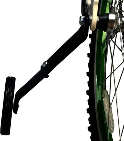 dgyl88 Bicycle Training Wheels, Variable Speed Bike Training Wheels Bicycle Stabilizers Mounted Kit for Kids Variable Bike of 16 18 20 22 24 Inch(1 Set)(Black) in Kuwait