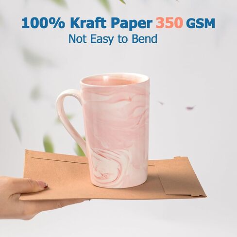 50PCS 9.5"x12.5" Photo Document Mailers Self-Seal Rigid Mailers Flat Cardboard Envelopes for Cards,CDs. in Saudi Arabia