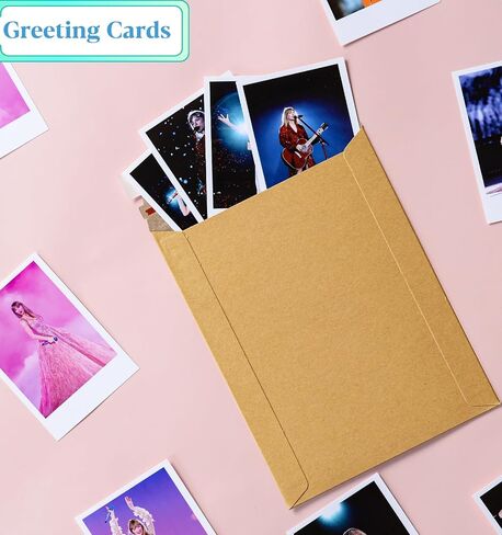50PCS 9.5"x12.5" Photo Document Mailers Self-Seal Rigid Mailers Flat Cardboard Envelopes for Cards,CDs. in Saudi Arabia