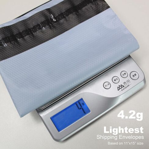 - 100 قطعة من أحدث أكياس البريد المدرعة المصنوعة من خليط معدني خفيف للغاية وأظرف الشحن للتجارة الإلكترونية عبر الحدود، والأعمال التجارية الصغيرة، والبريد (11 × 15 بوصة × 1 مل، ذاتية الغلق، أبيض) in Kuwait