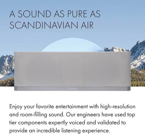 Jamo S7-25C Center Channel Speaker, Grey Cloud - Two 5.5" Woofers + 1" Tweeter - Two-Way Bass Reflex in Kuwait