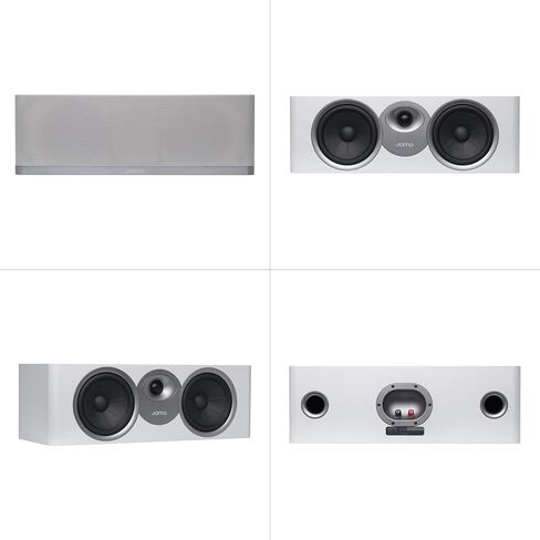 Jamo S7-25C Center Channel Speaker, Grey Cloud - Two 5.5" Woofers + 1" Tweeter - Two-Way Bass Reflex in Kuwait