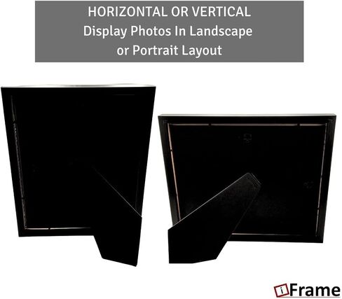 iFrame Commemorative Sports Athletics Frames I Baseball I Fits 5x7 Photograph, Real Wood Black Finish, Desktop, Table or Wall Mount I Shatterproof Plexiglass I Designed & Made in the USA (Baseball) in Saudi Arabia