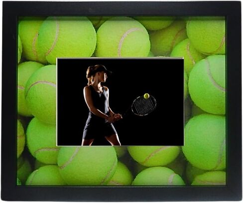 iFrame Commemorative Sports Athletics Frames I Baseball I Fits 5x7 Photograph, Real Wood Black Finish, Desktop, Table or Wall Mount I Shatterproof Plexiglass I Designed & Made in the USA (Baseball) in Saudi Arabia