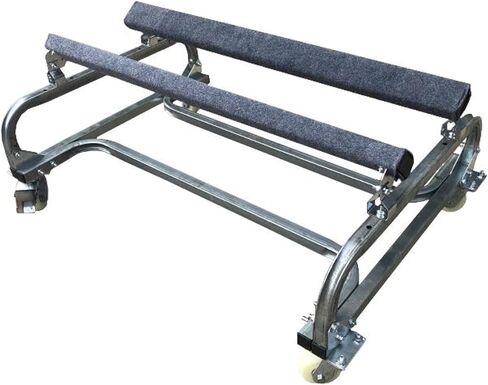 قارب lukar Watercraft PWC Dolly، 49 بوصة × 34 بوصة × 21.5 بوصة، عربة مقطورة مائية، مع 4 عجلات (2 مع فرامل)، مغطاة بالسجاد لمنع الخدش، سعة قصوى 1000 رطل in Kuwait