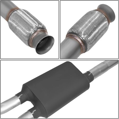 ‎DNA MOTORING CBE-UR-018 3.5 Inches Cat-Back Exhaust System Compatible with 14-18 Silverado Sierra 1500 4.3L 5.3L Extended & Crew Cab in Saudi Arabia